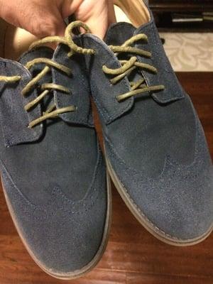 As my review stated, these look like a new pair of shoes. Picture shows post-cleaning picture. Great job!