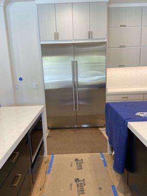 Sub zero column refrigerator installation