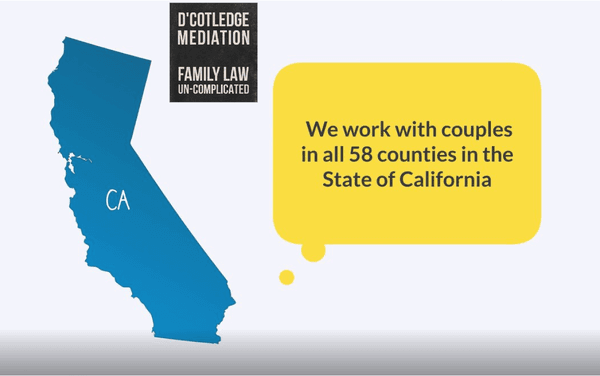 D'Cotledge Mediation works with clients in all 58 counties in California.