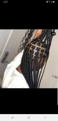 Goddess box braids