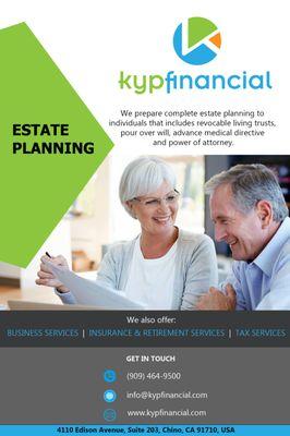 Do you need a living trust and an estate plan? Call us at KYP Financial