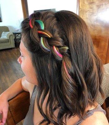 BFF's wedding hair!