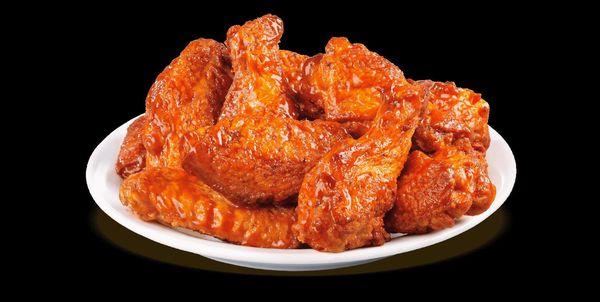 buffalo wings, hot wings, sweet & sour wings breaded wings