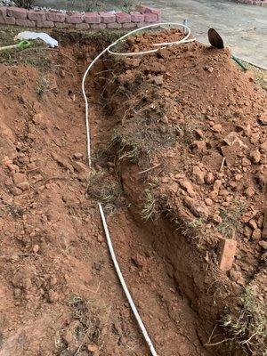 Water Line installation