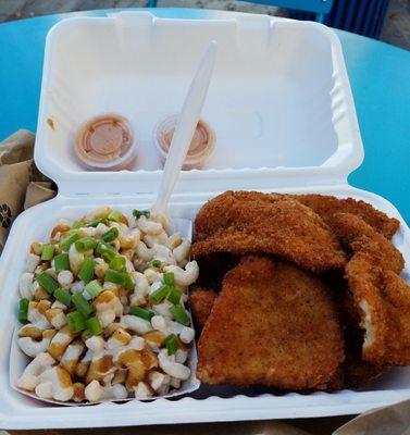 Lumpia World food truck: "Ch-Katsu & Mac"