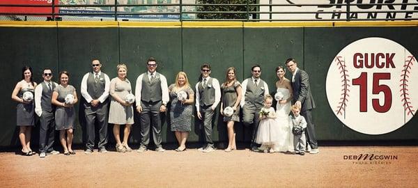 Our Frontier Field Wedding 6/15/13. Deb McGwin Photo & Design