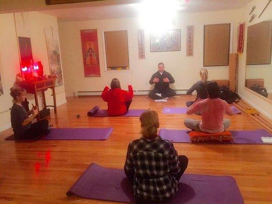 White Canopy Platform Meditation is a practice focused on deepening the meditation state.