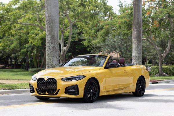 Speed Yellow BMW 430i M Sport Convertible