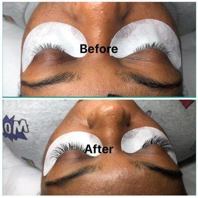 One by one lash extension