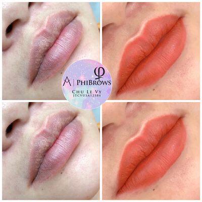 Only PMU will make your lips look beautiful all the time.  With our signature technique it will be painless and your lips won't get puffy.