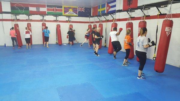 Kickboxing Class at CIFC Broomall