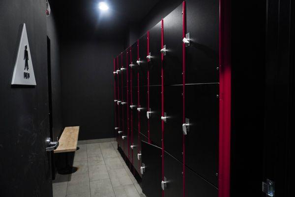 Mens locker room. Womens is identical.