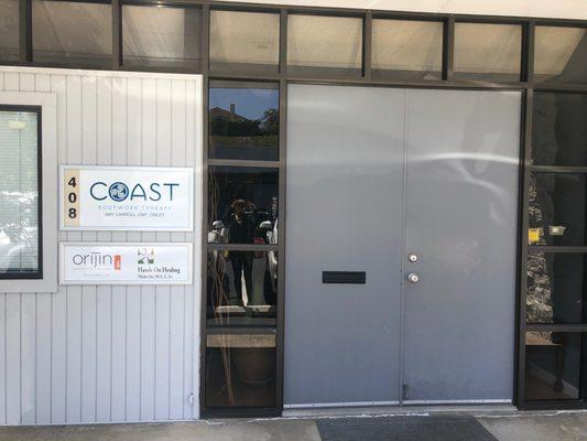 Entrance to Coast Bodywork Therapy