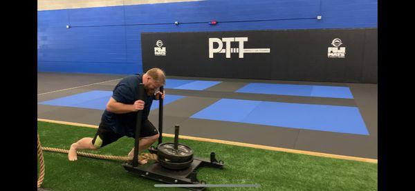 Sled push