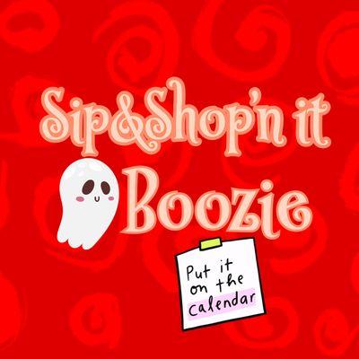 Second Saturday's Sip & Shop! Pickup day at Boozie Bizarre.