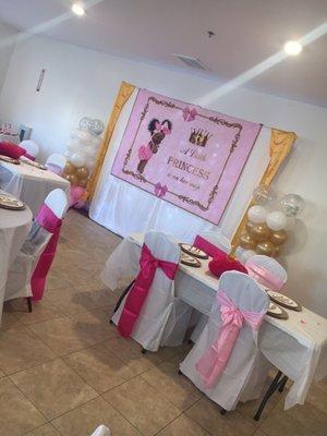 Give us a call today, ask about our Baby shower packages. Some start as affordable as $750.