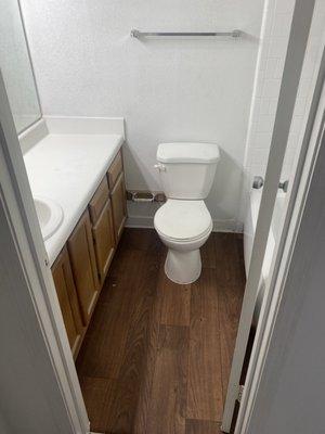 Bathroom smaller than advertised