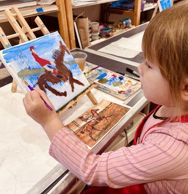 Oil Painting Classes for all ages; classical Drawing Classes and Painting Classes and Pottery Classes in Sherwood Old Town area.