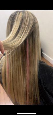 K-tip colored extensions