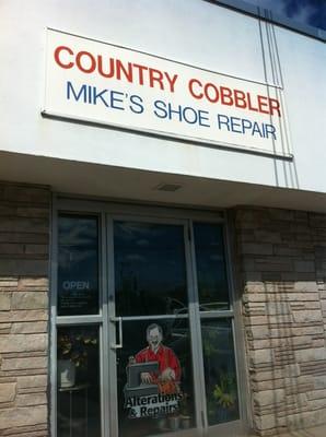 Country Cobbler is the best. The guys us a master: men's and wmn's shoe &so cheap! Right next to Kohl's 06040