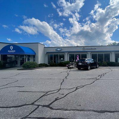 Exterior of our Mazda Showroom in Brunswick, Maine - 2023