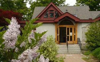 Garden door entrance