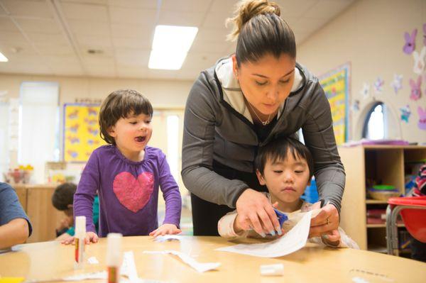 Occupational therapy session where children can improve their fine motor skills.