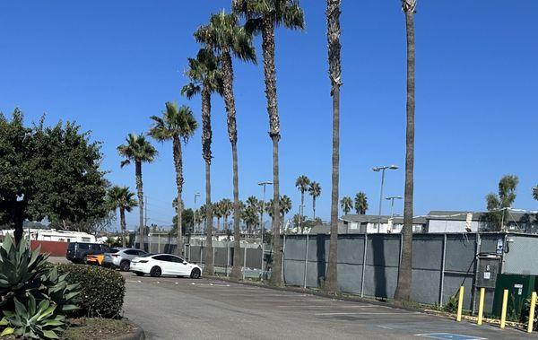 Second set of outdoor tennis courts