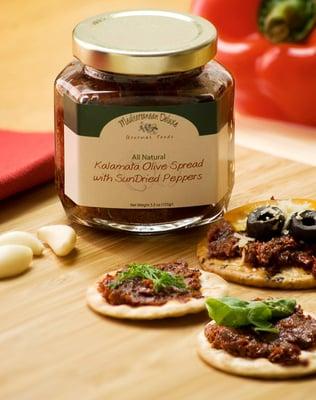 Kalamata Olive Spread with SunDried Peppers