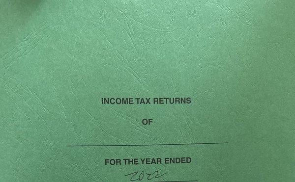 My tax return