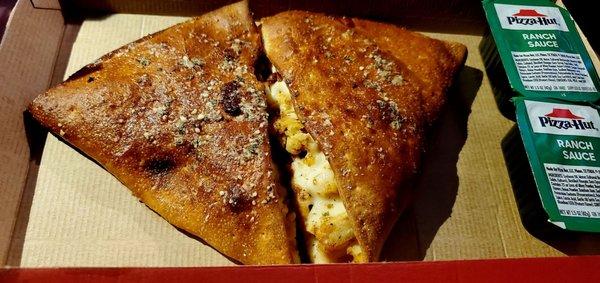 New Chicken Bacon Parmesan Pizza Hut Melt