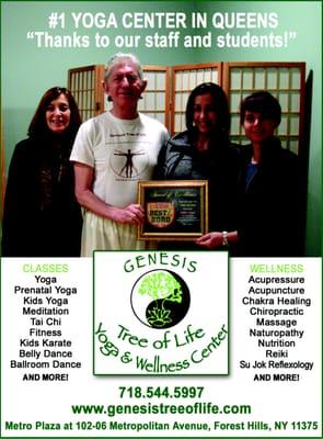 Voted #1 Yoga Center in Queens!