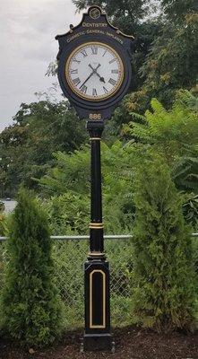 Outdoor Post Clock