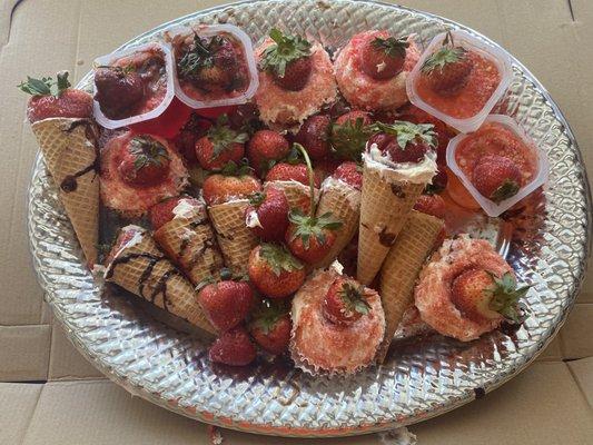 Strawberry Crunch Yum Basket