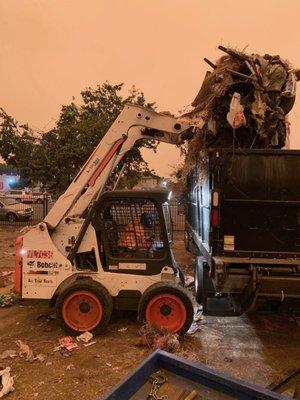 Garbage hauling and junk removal