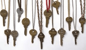 The giving keys, a beautiful way to give and wear your favorite sentiment!