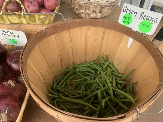 These green beans were unbelievably good!