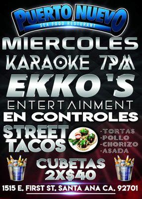 MIERCOLES DE KARAOKE