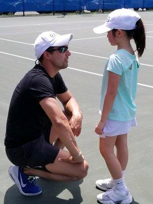 Plainfield Tournament Orange Balls L2 USTA
  Tennis-Prime Player in Competition.
 Coaching In Tournaments