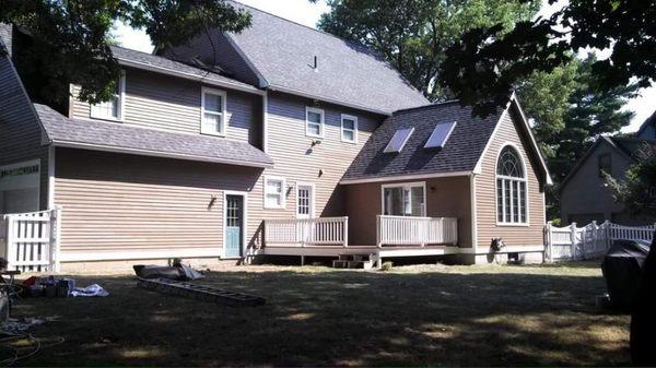 Shrewsbury, Ma. ReNu Exterior painting project. We painted the entire interior and exterior of this home.  They love their new home!