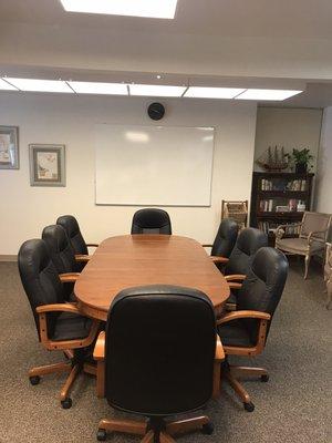 Conference Room setting for all groups.