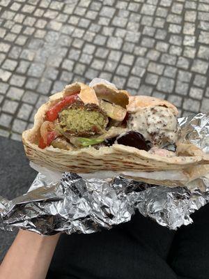 Falafel sandwich