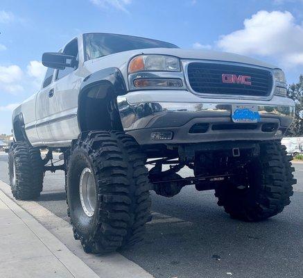 monster lift kit with 44" tires!