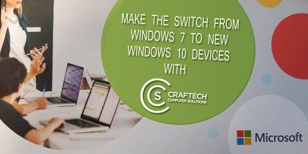 Windows 7 end of life is coming: Don't put your business at risk by not migrating. 610-566-0980