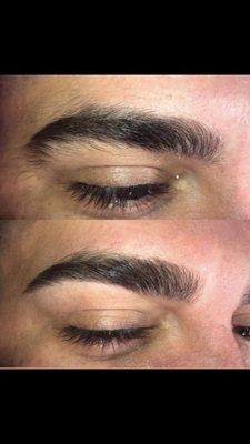 Men's Brow! Before and After