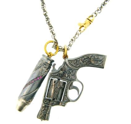 24K and Silver Bullet and Six Shooter Series with chain