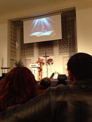 Pastor Charles teaching