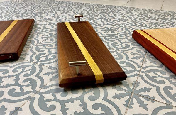 Elegant hand made #black walnut #charcuterie board 
 #cutting board 
 #cheese board