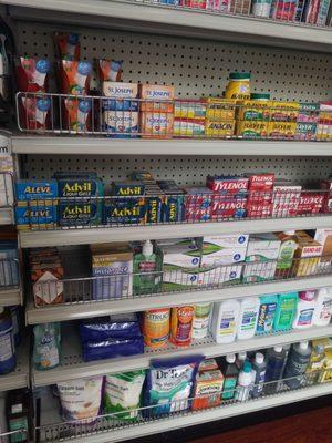 Quick place to get aspirin., toothpaste, bandages