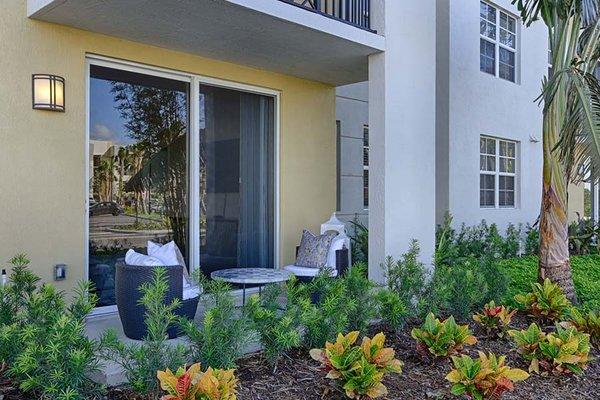 Enjoy some fresh air from the private patios and balconies